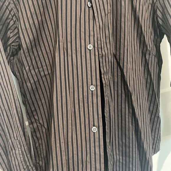 APT.9 Striped Long Sleeve Dress Shirt - Picture 5 of 9